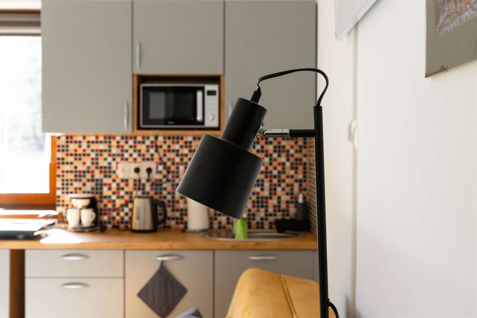 Apartament Żółty - przestrzeń dzienna